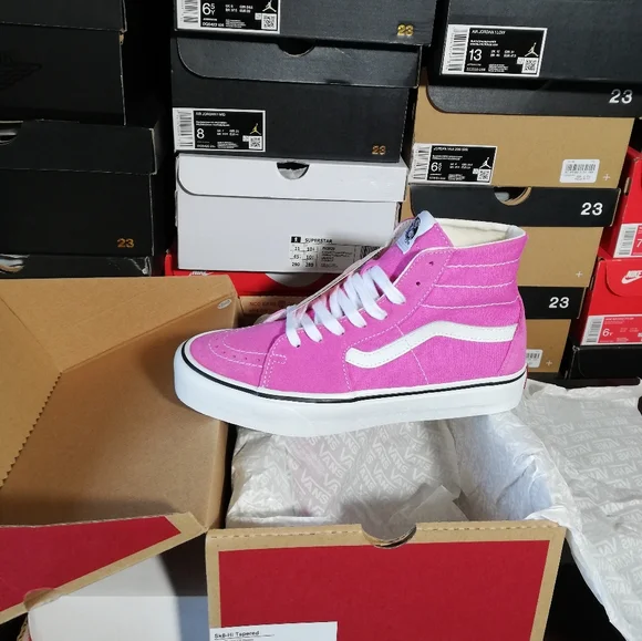VANS SK8-HI PINKISH "BARBIE" WOMEN'S US SIZE 8 BRAND NEW IN BOX - Picture 1 of 12